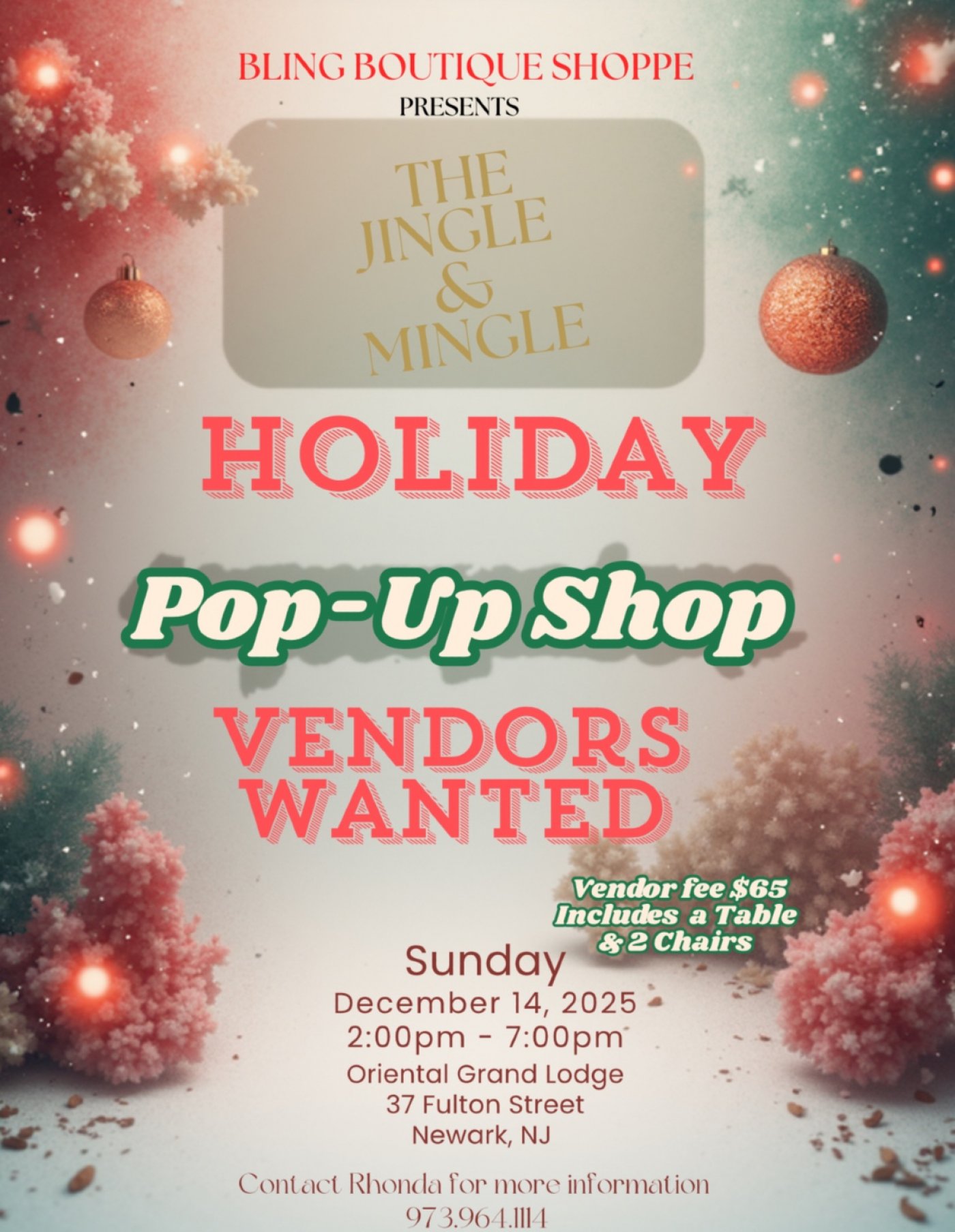 The Jingle & Mingle PopUP Shop