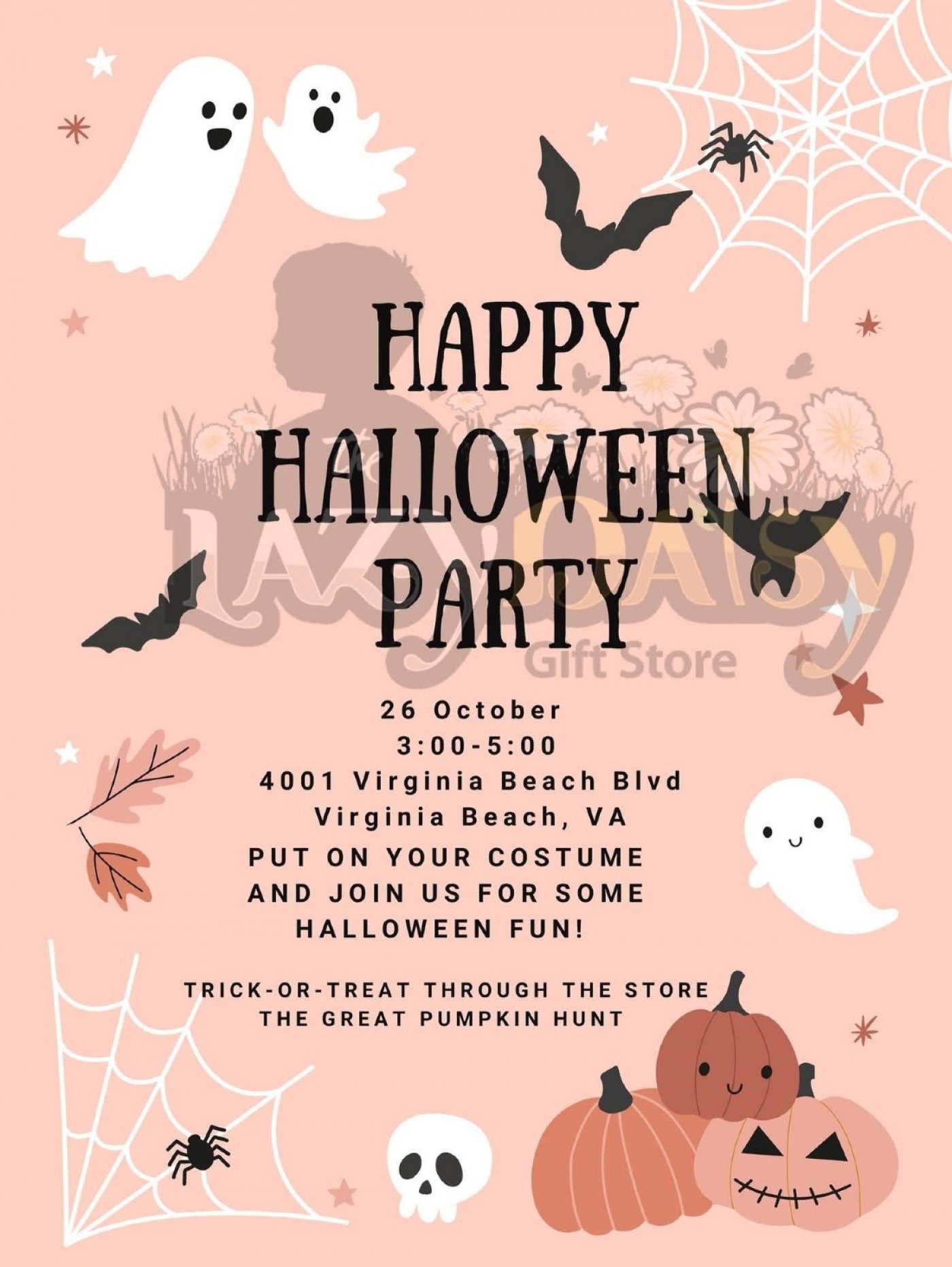 Happy Halloween Party at the Lazy Daisy
