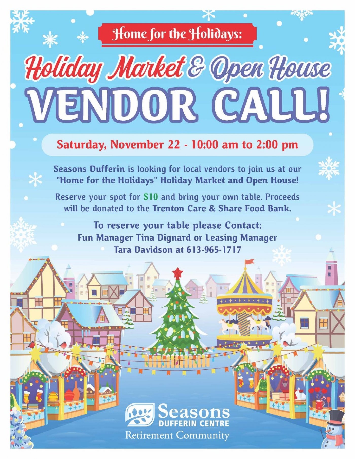 Seasons Dufferin Centre: Holiday Market