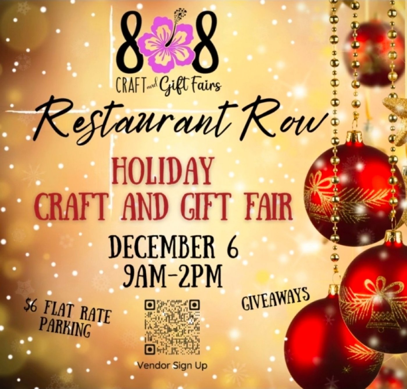 Holiday Fair at Restaurant Row