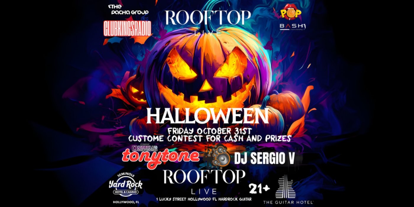 Halloween Friday October 31st @ ROOFTOP LIVE! Custome Contest & Live Music