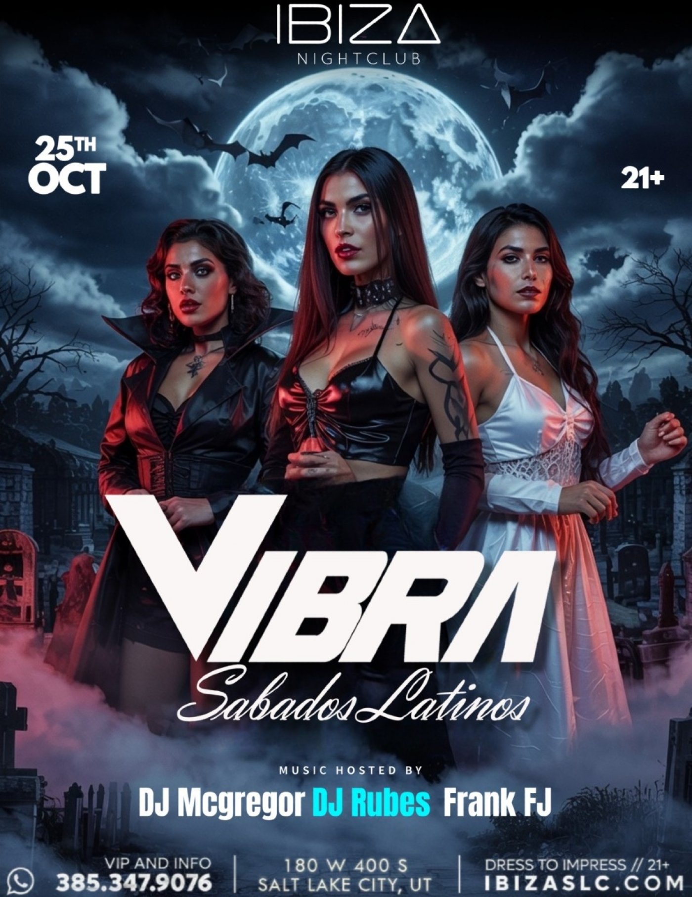 VIBRA S\u00c1BADOS LATINOS \u2013 IBIZA SLC | SALT LAKE CITY