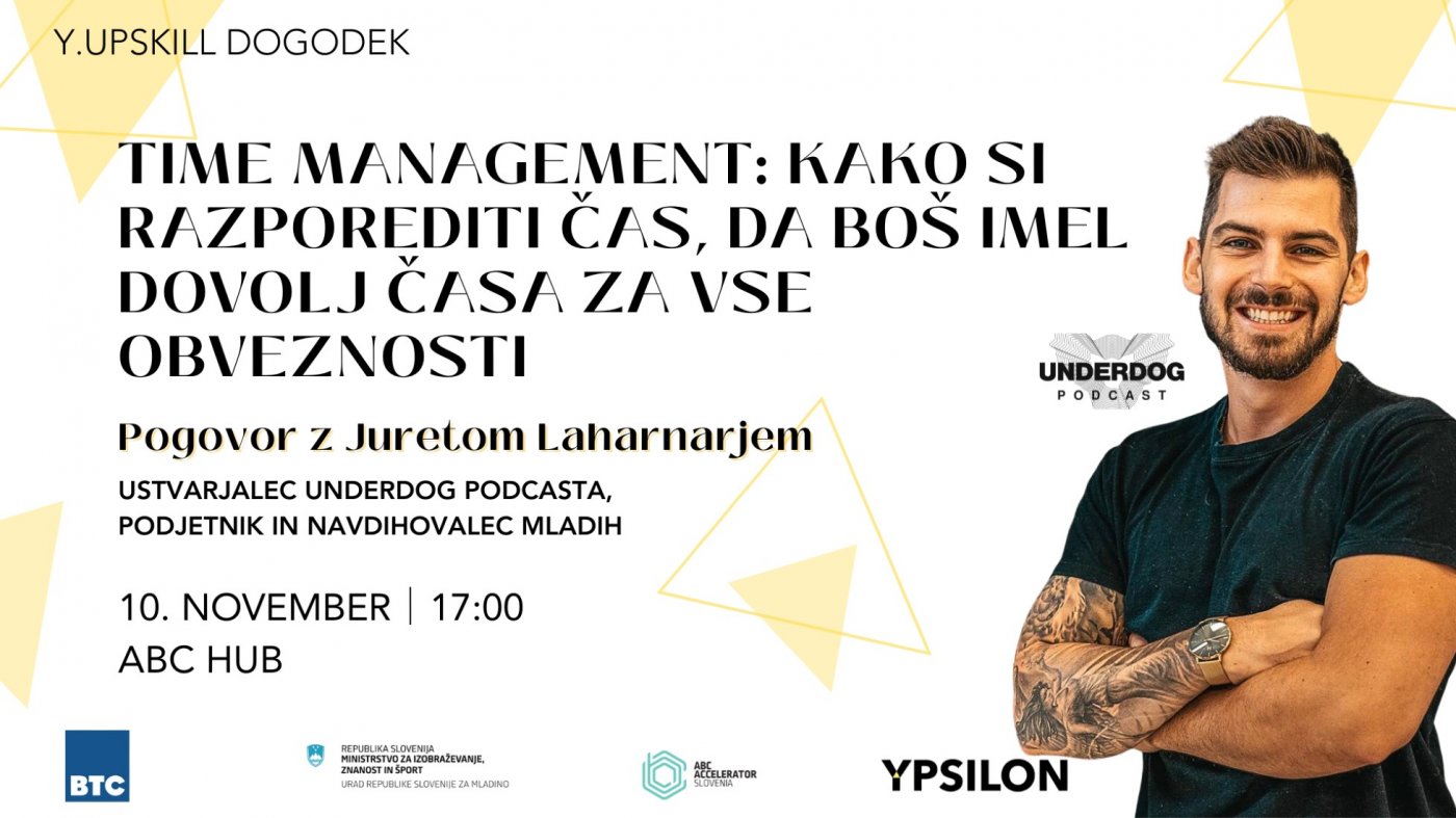TIME MANAGEMENT: kako si razporediti \u010das, da bo\u0161 imel dovolj \u010dasa za vse obveznosti