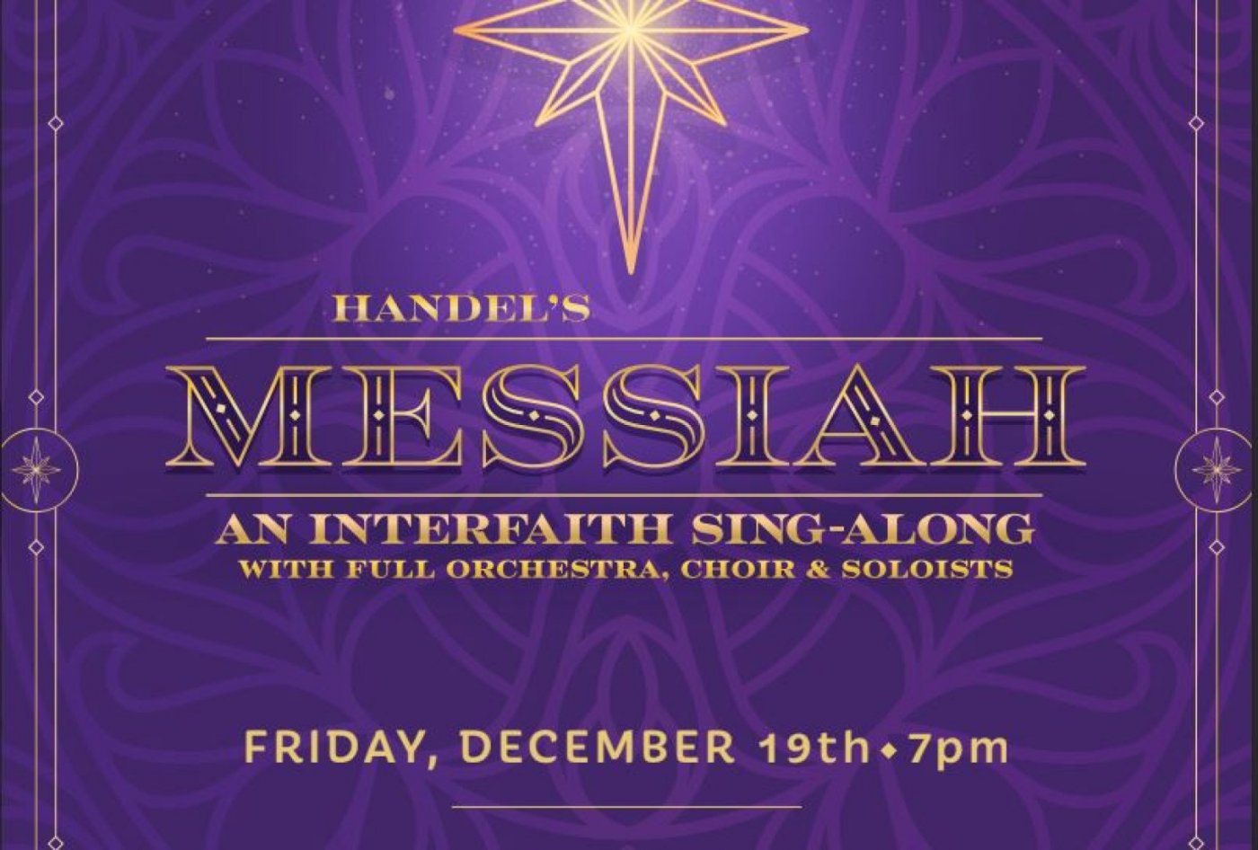 Handel's "Messiah" sing-along concert