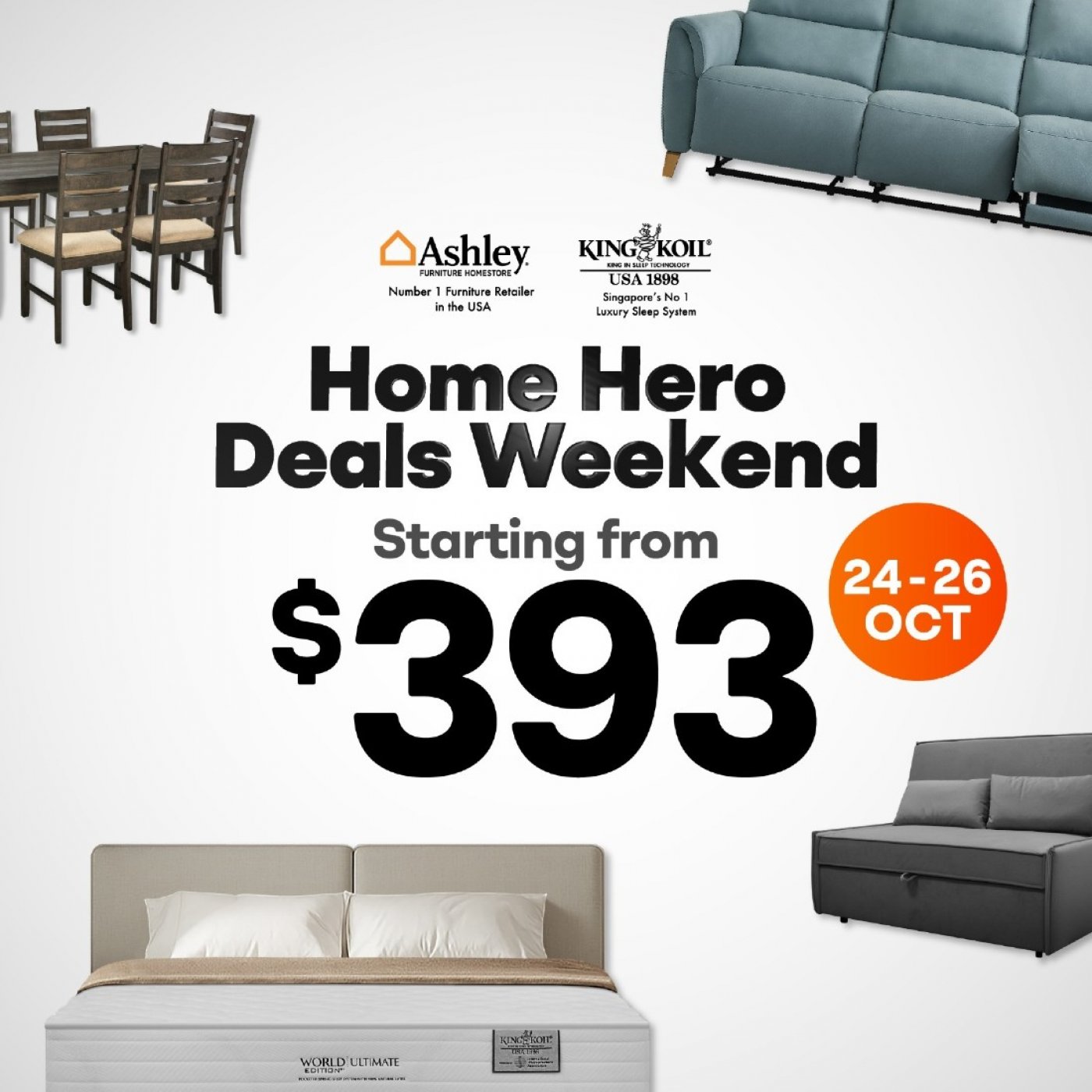 Enjoy Unbeatable Deals at Homes & Decor Superstore ,Home Hero Deals Weekend!
