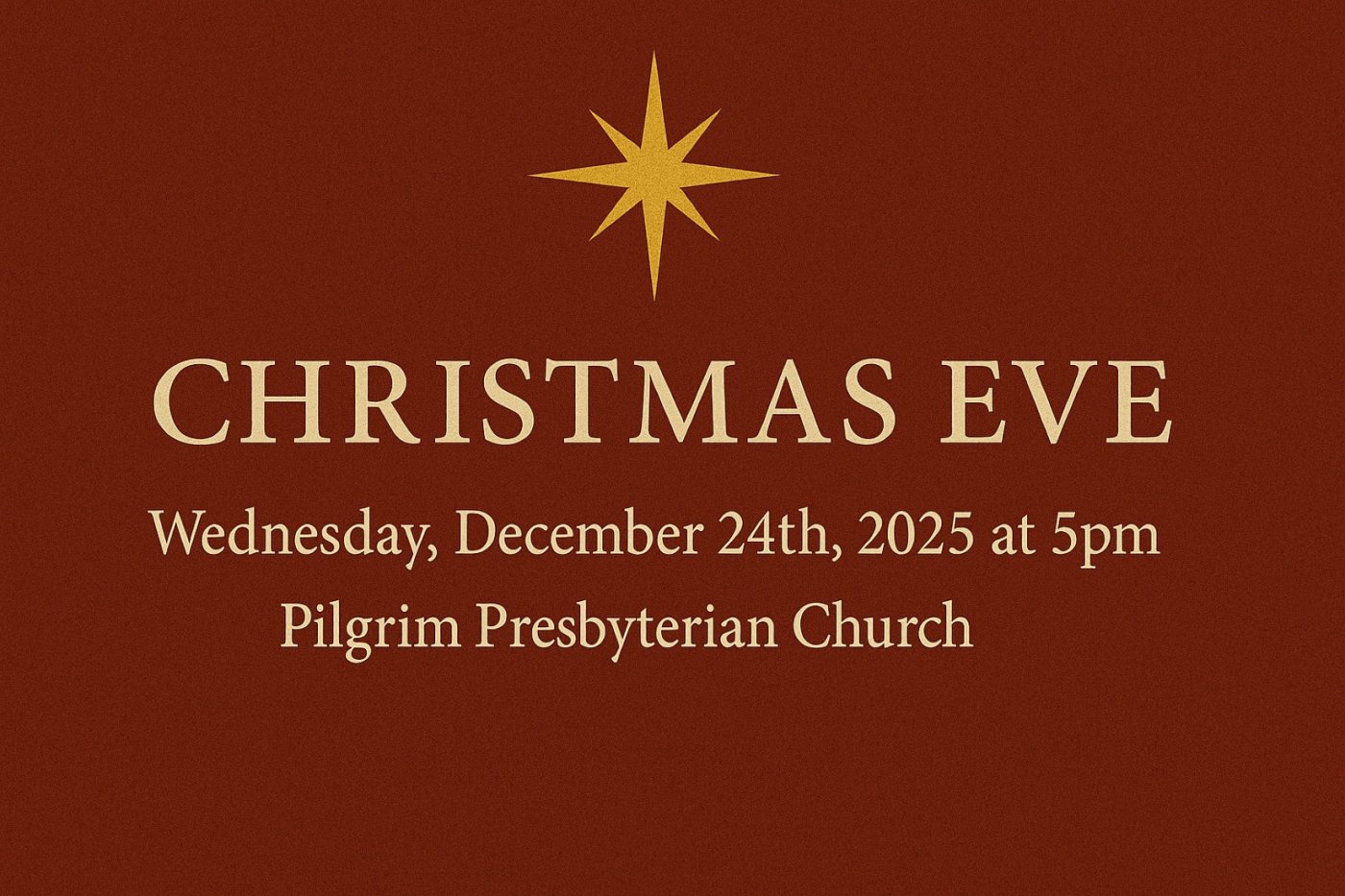 Christmas Eve Program