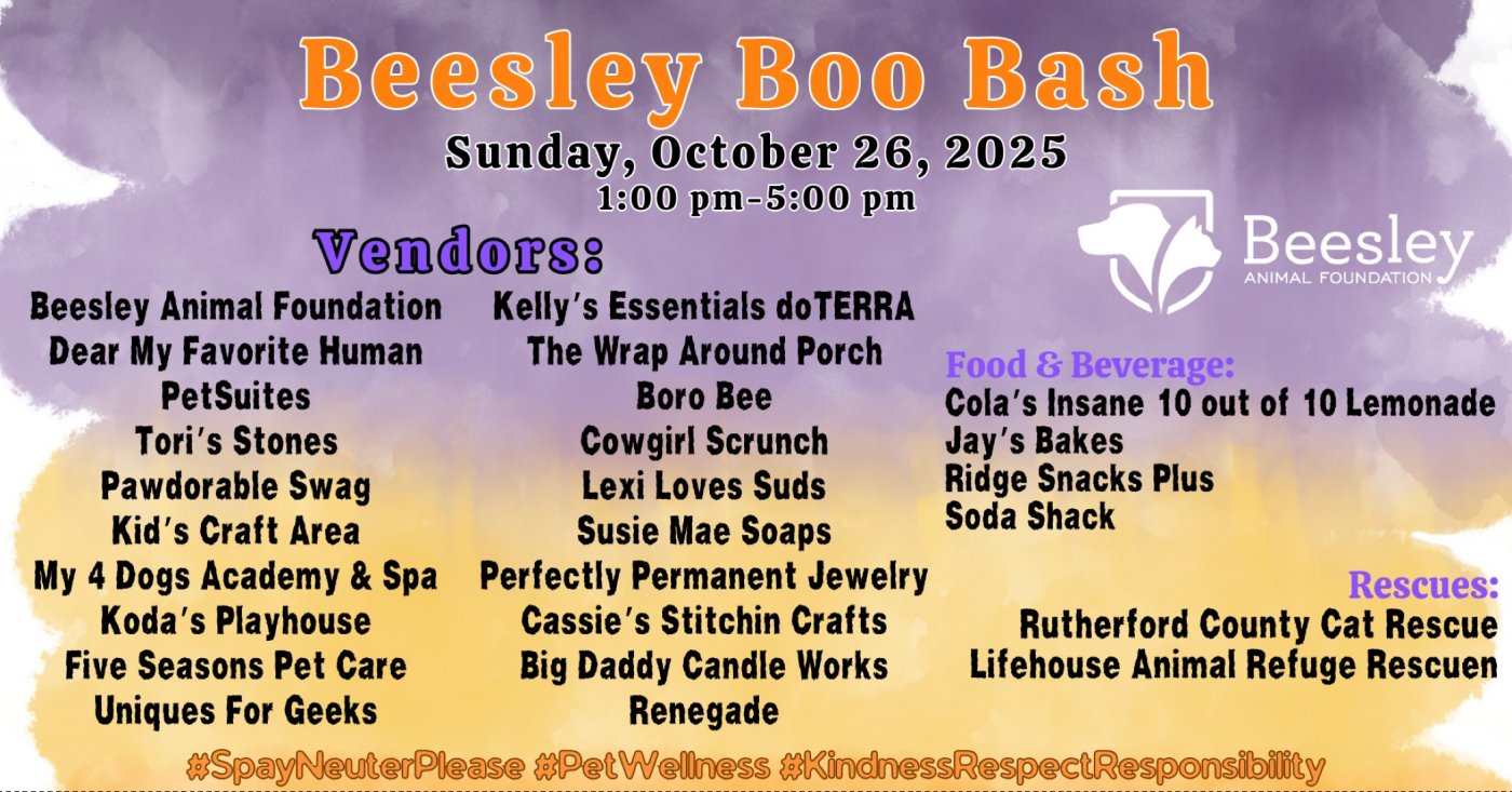 Beesley Boo Bash