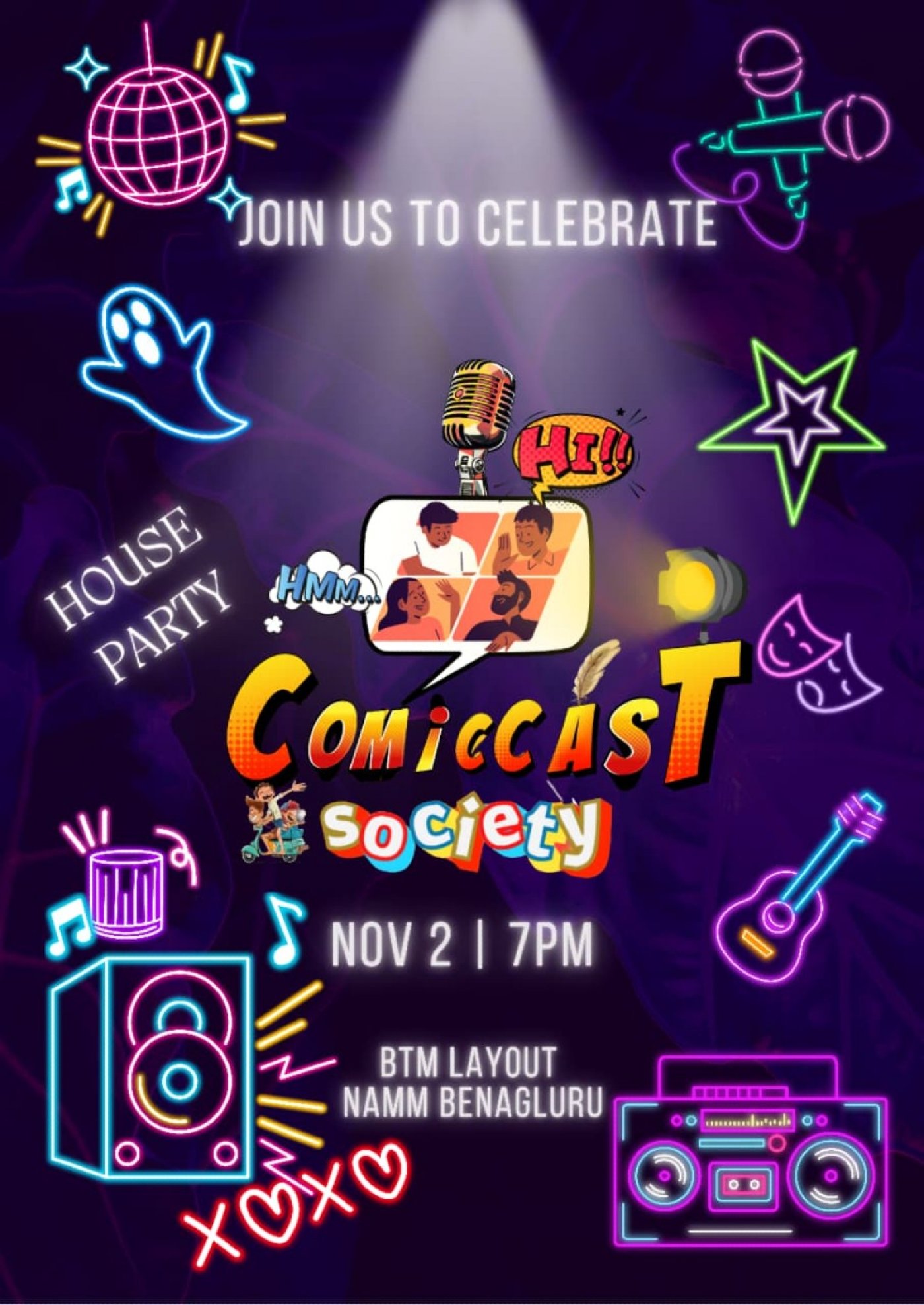 \ud83c\udf89House Party\u2013ComicCast Edition