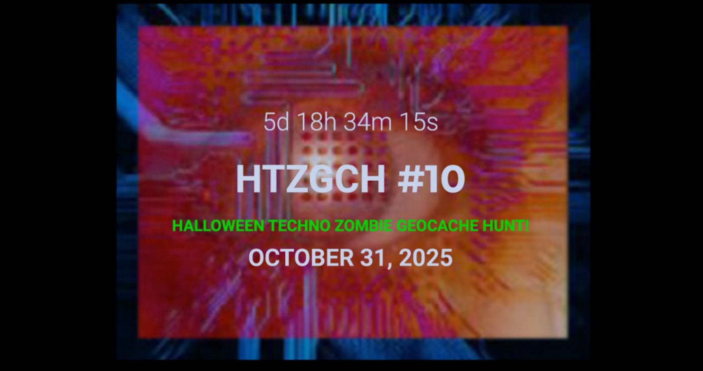 Halloween Techno Zombie Geo Cache Hunt! #10 - 2025