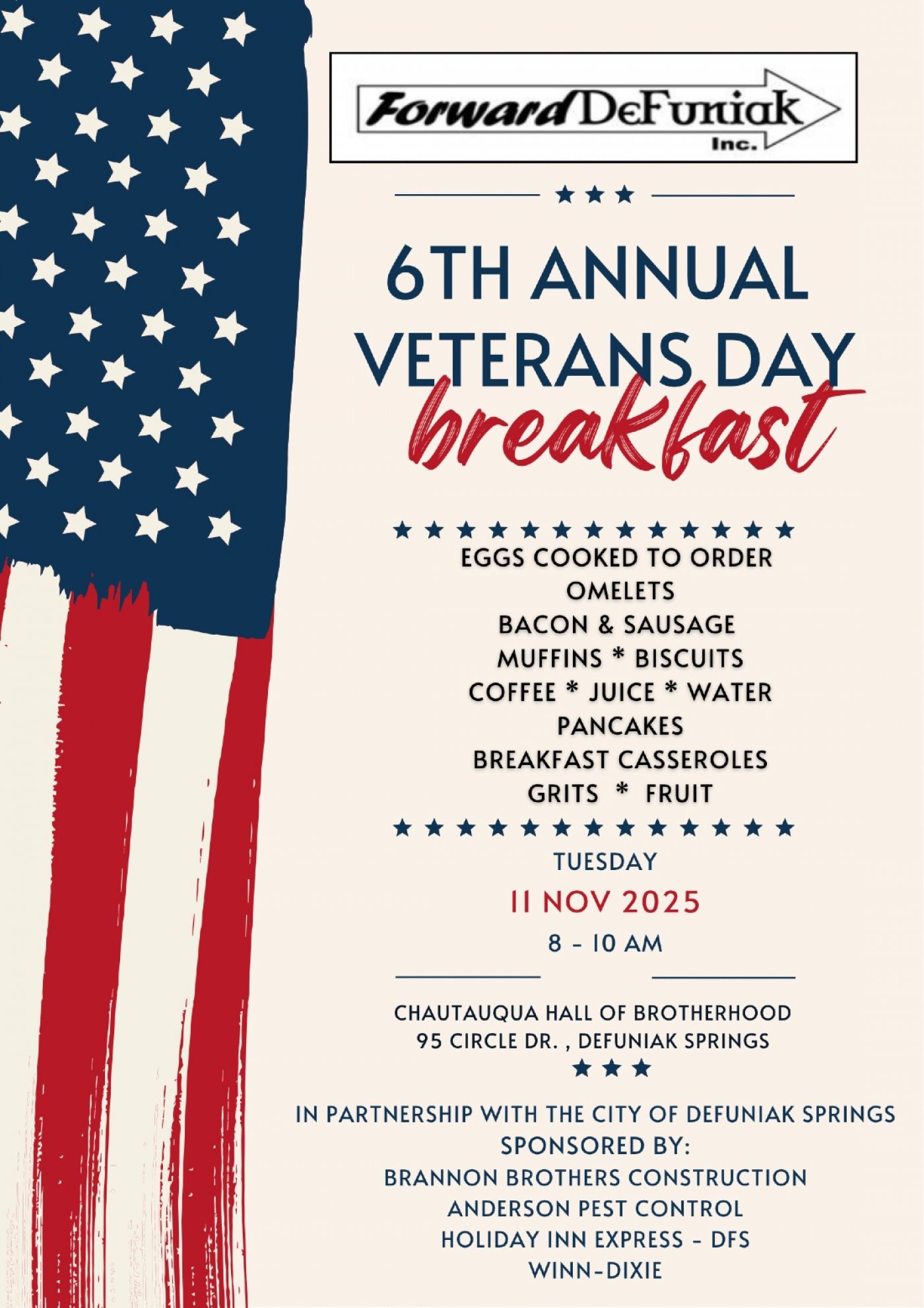 6th Annual Veterans Day Breakfast