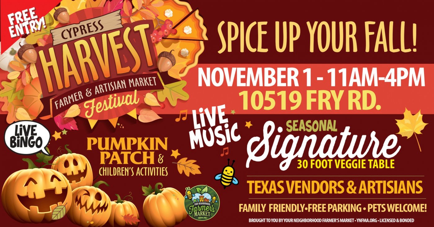 HARVEST FARMERS & ARTISAN FESTIVAL-CYPRESS