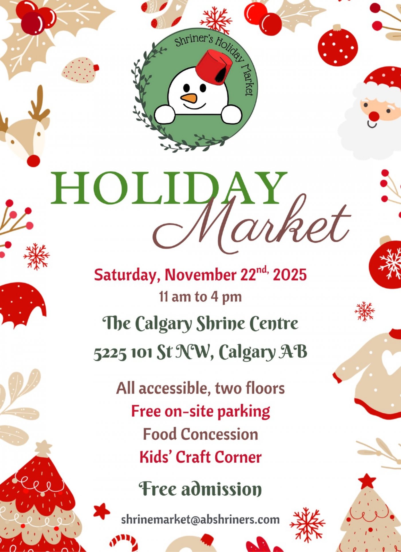 Shriner's Holiday Market