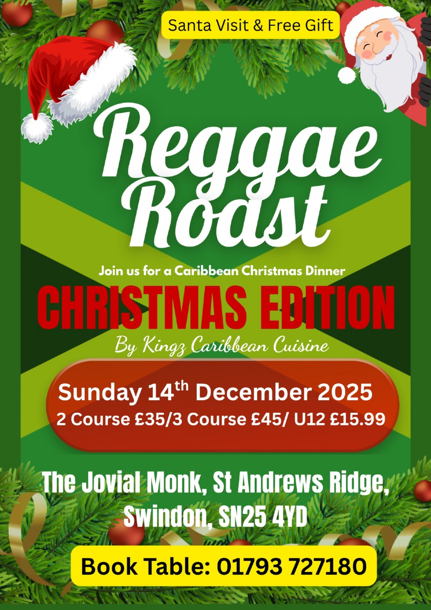 Reggae Roast Christmas Edition