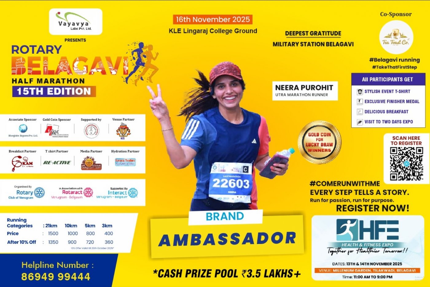 ROTARY BELAGAVI HALF MARATHON 2025