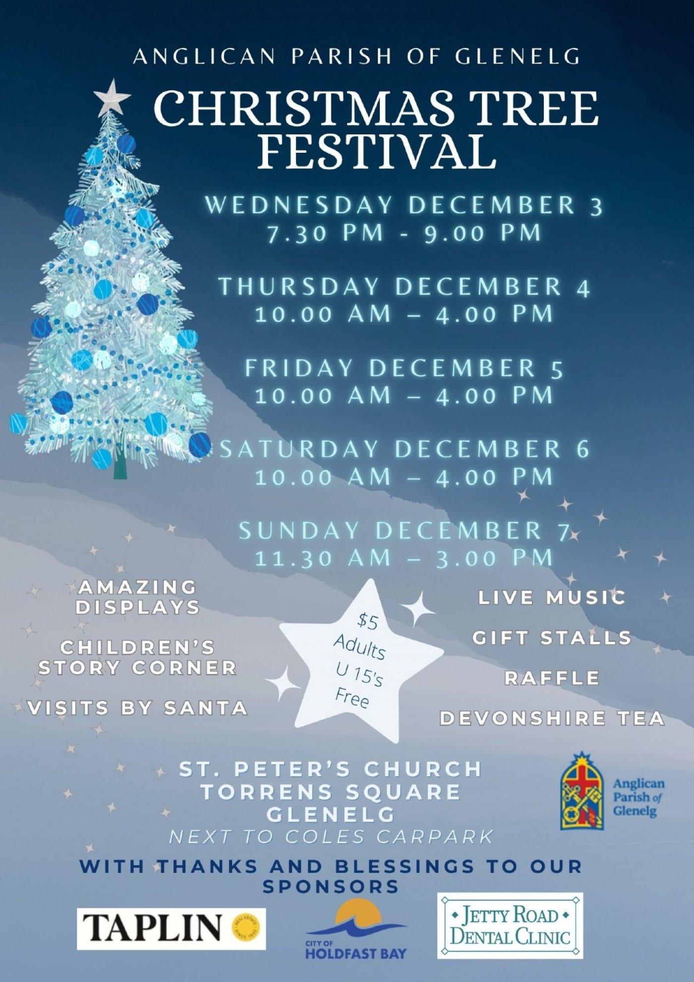 Anglican Parish of Glenelg's Christmas Tree Festival