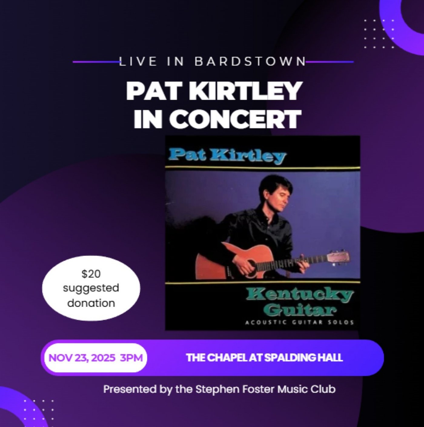 Pat Kirtley in concert
