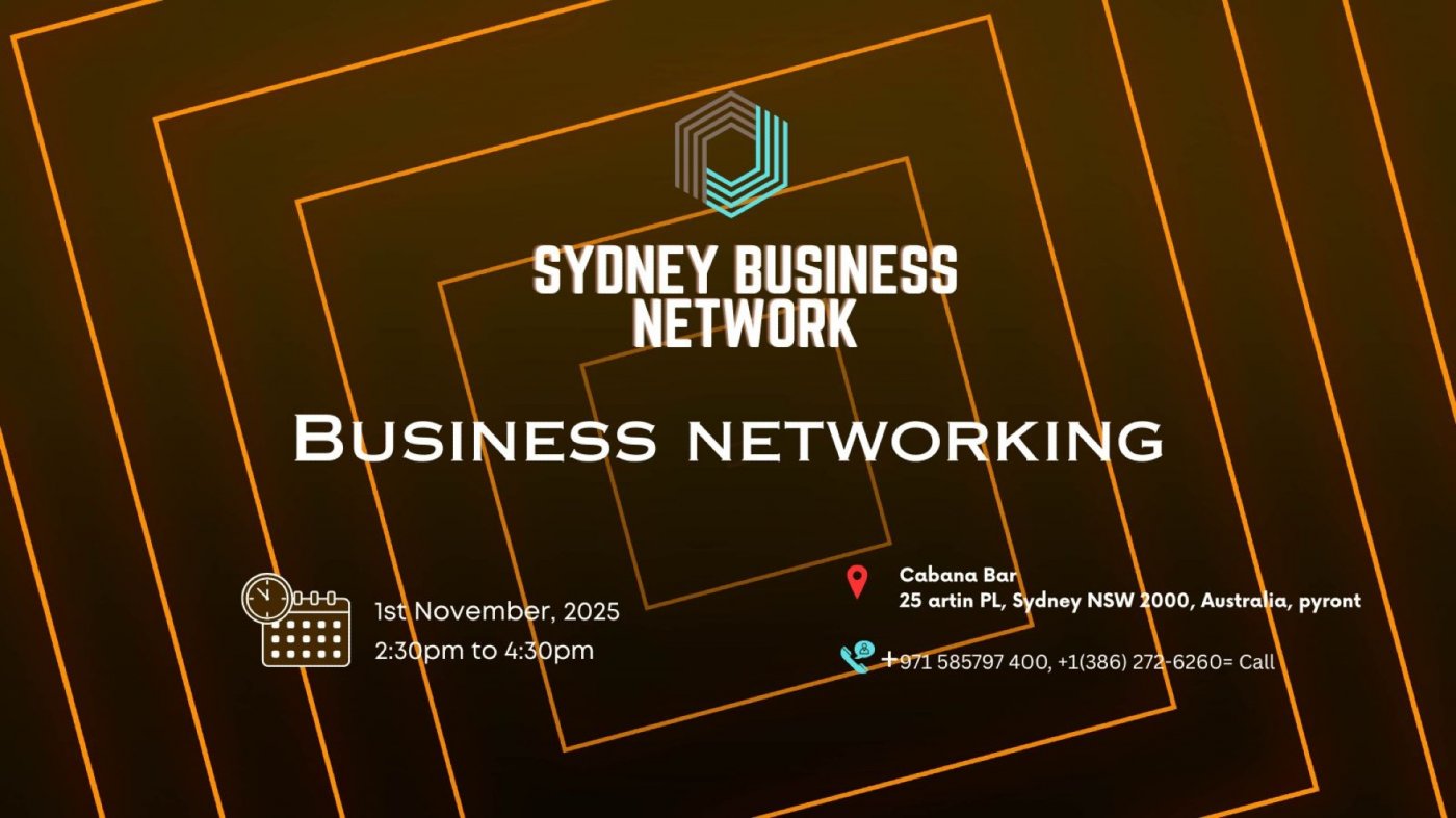 Business Networking Sydney Australia 2025