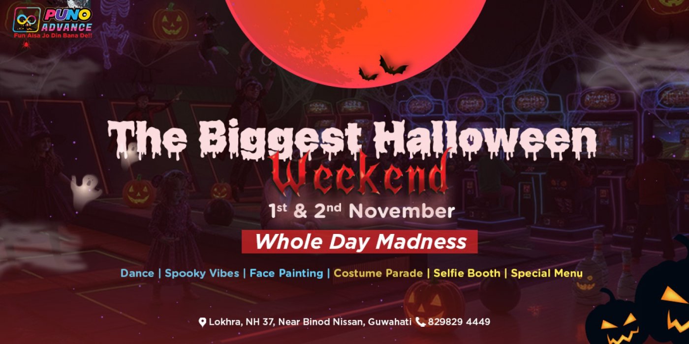 The Biggest Halloween Party in Guwahati \u2013 PUNO Halloween Madness Weekend 2025