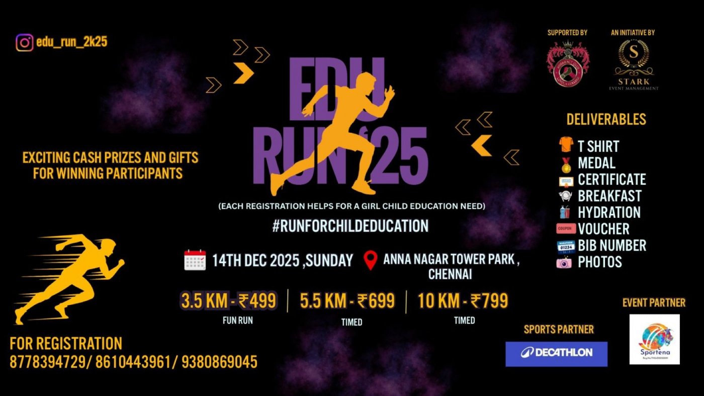 EDU RUN 25 - RUN FOR CHILD EDUCATION