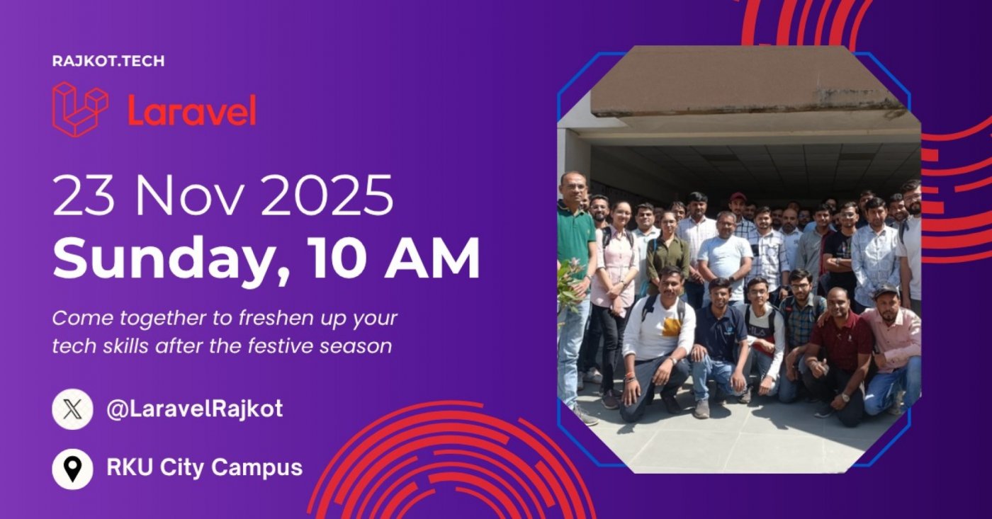 Laravel Rajkot Meetup Nov 2025