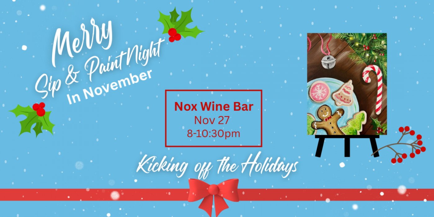 Merry Sip and Paint Night In November
