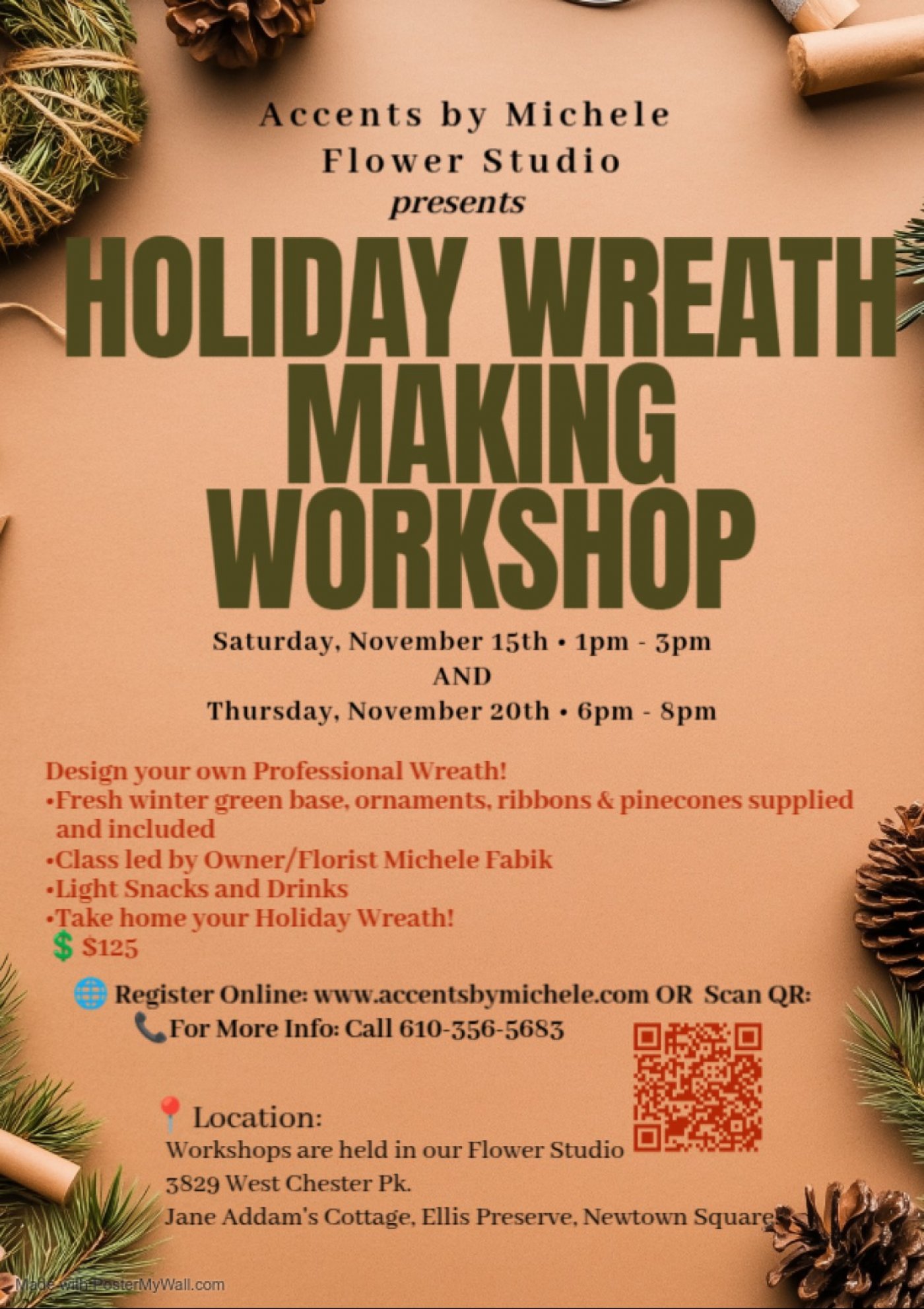 Holiday Wreath Making Workshop