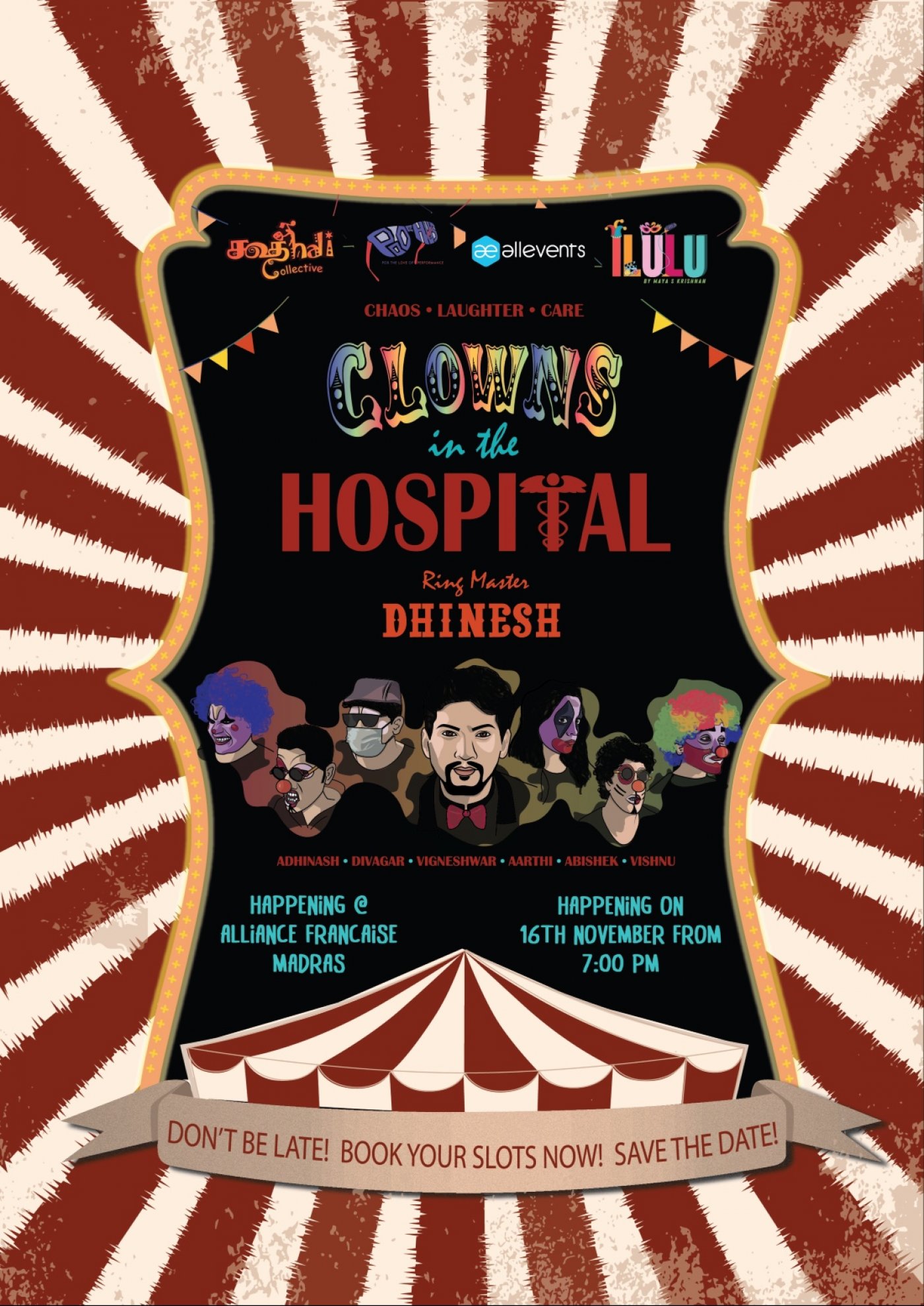 Clowns in the hospital