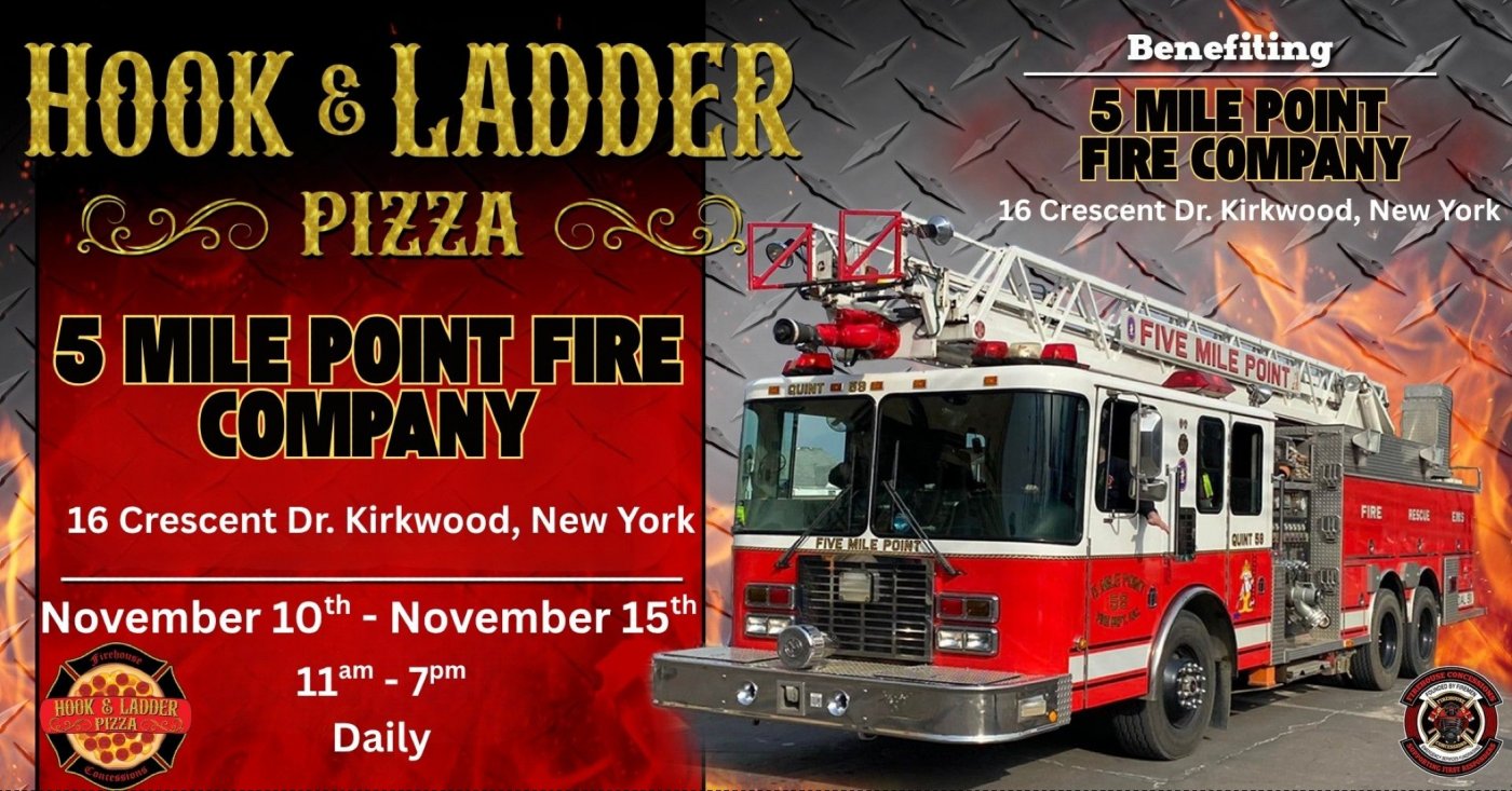 Hook & Ladder Pizza Fundraiser Food Truck Event