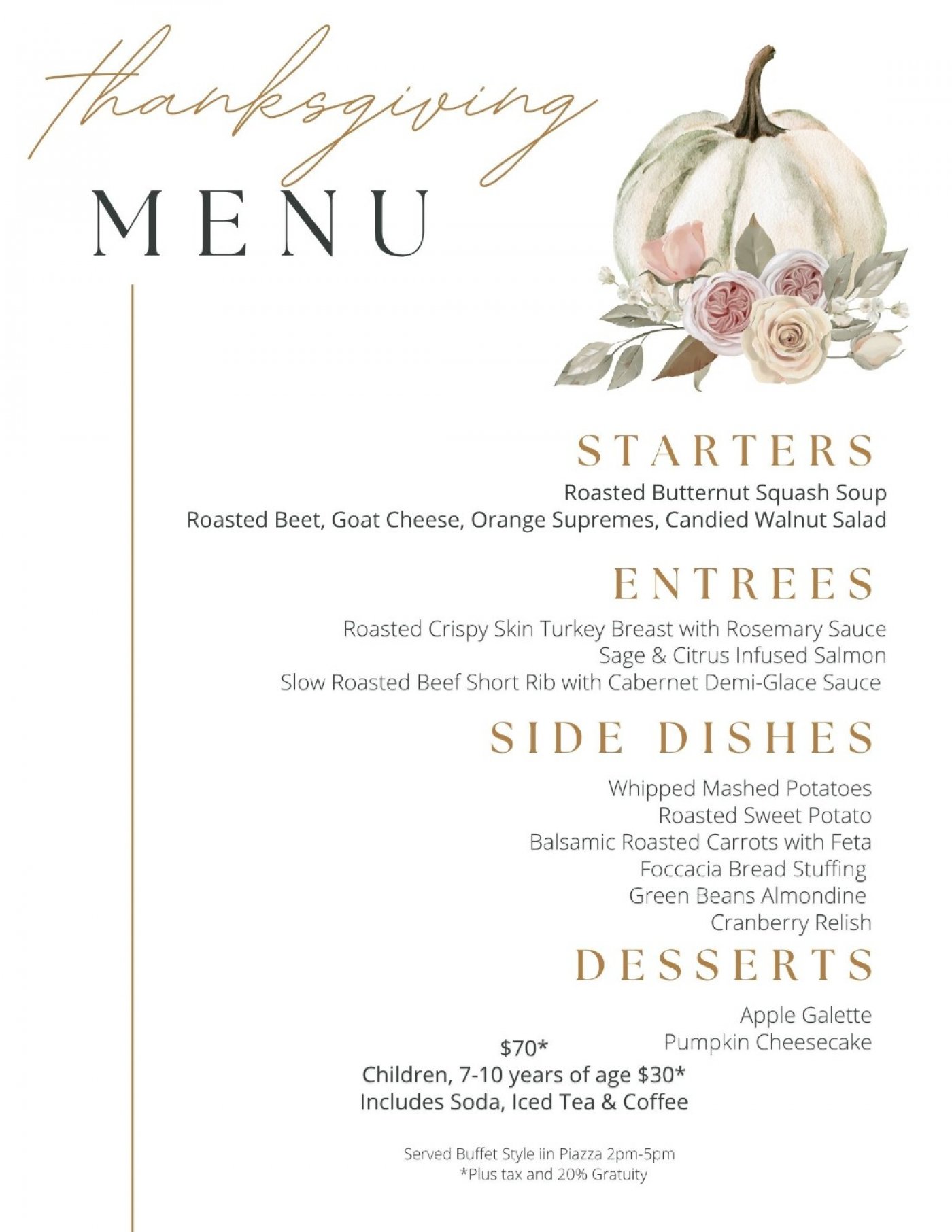 Thanksgiving at Hyatt Lodge Oak Brook