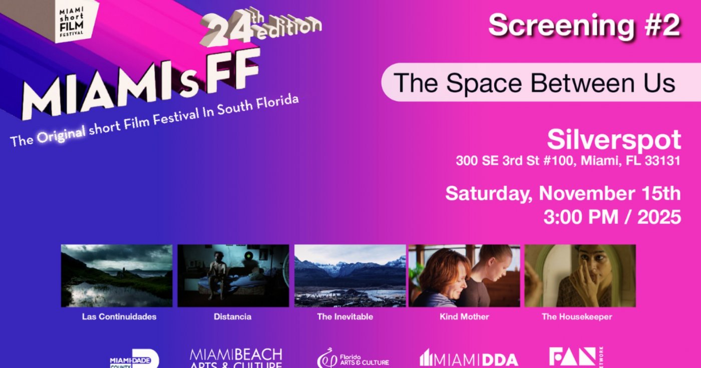 24th edition of the MIAMI short FILM FESTIVAL ~ Saturday, November 15th, 3PM - \ud835\udc7a\ud835\udc8a\ud835\udc8d\ud835\udc97\ud835\udc86\ud835\udc93\ud835\udc94\ud835\udc91\ud835\udc90\ud835\udc95