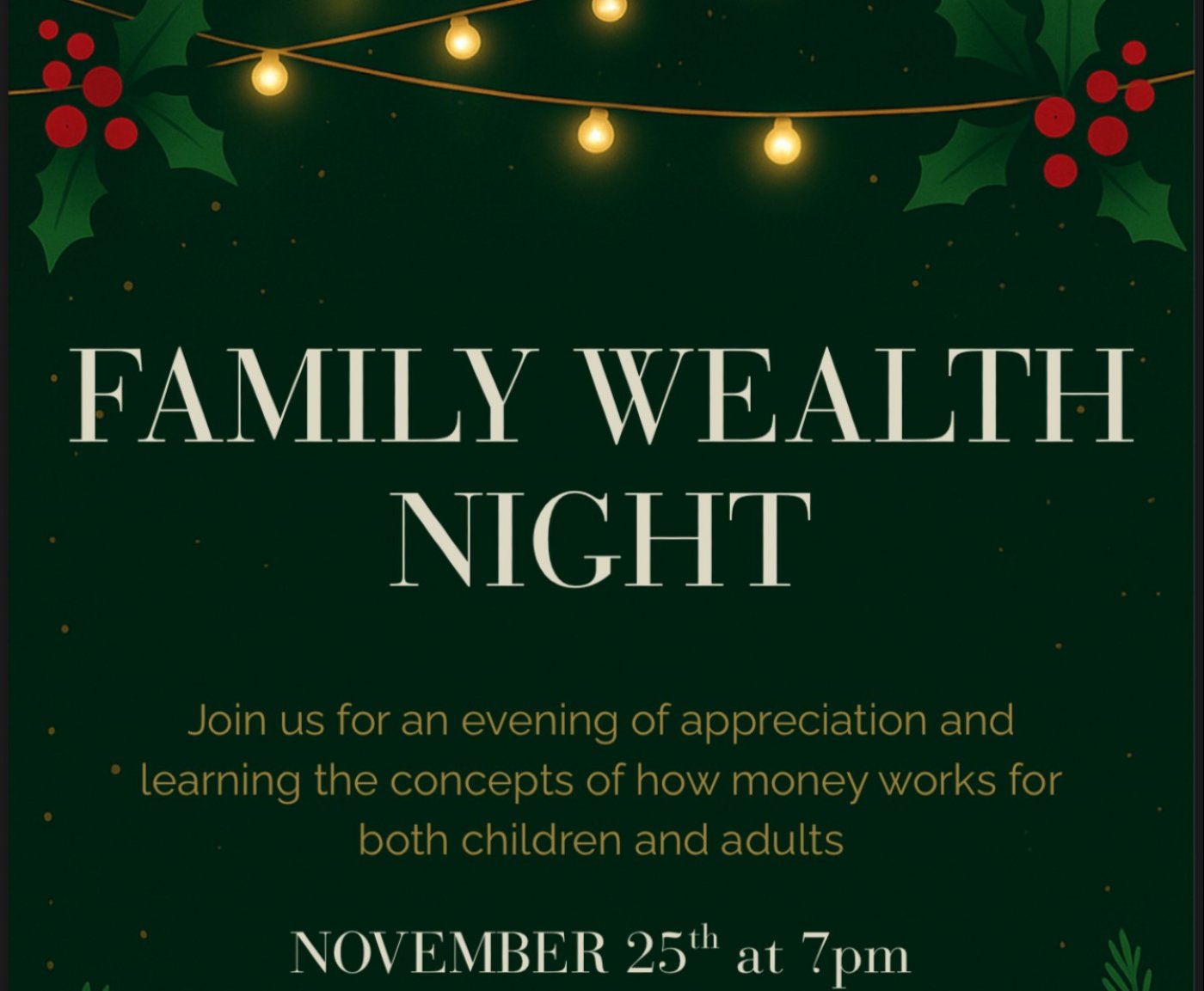 Family Wealth Night