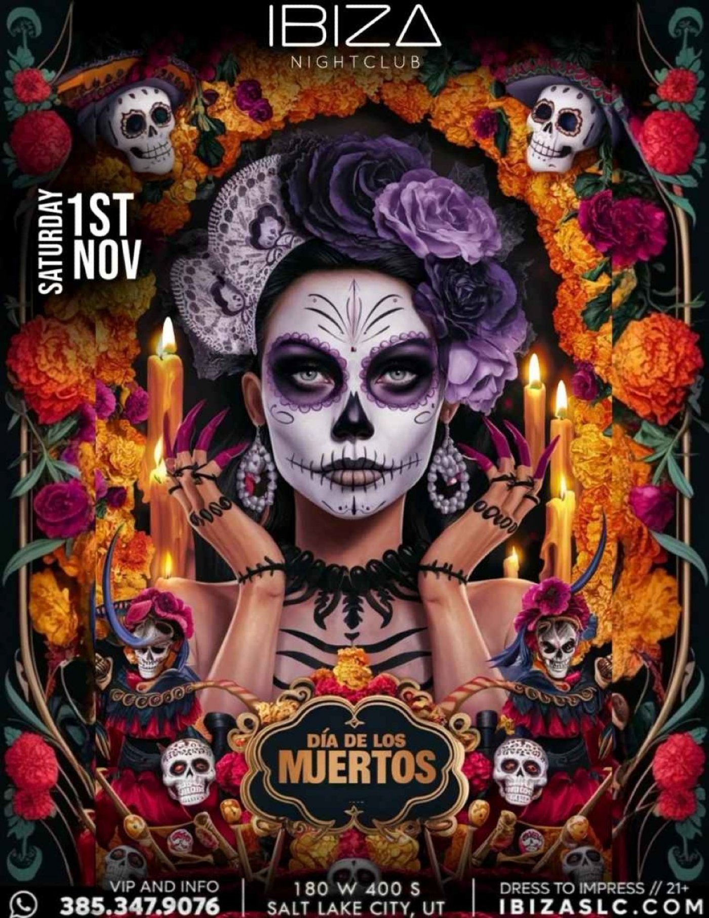 Vibra S\u00e1bados Latinos \u2013 D\u00eda de los Muertos at IBIZASLC