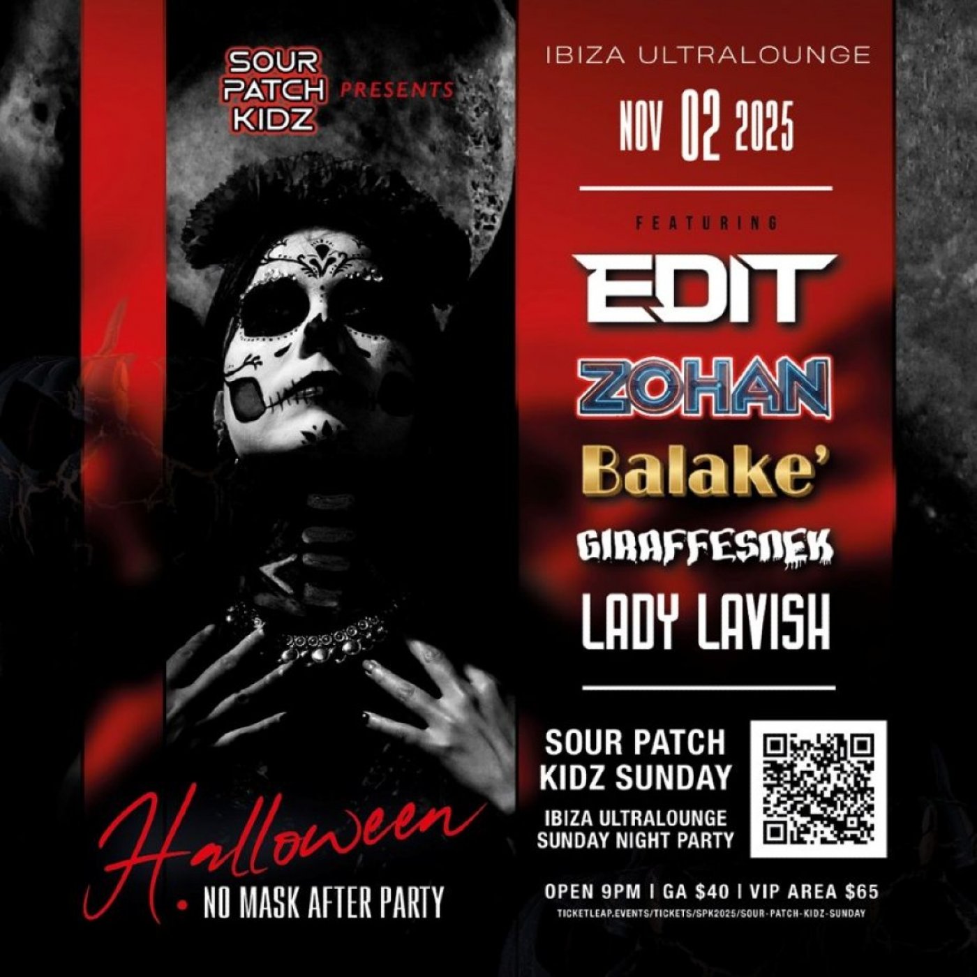 SOUR PATCH KIDZ SUNDAYZ \u2013 No Mask Halloween EDM Party in Salt Lake City