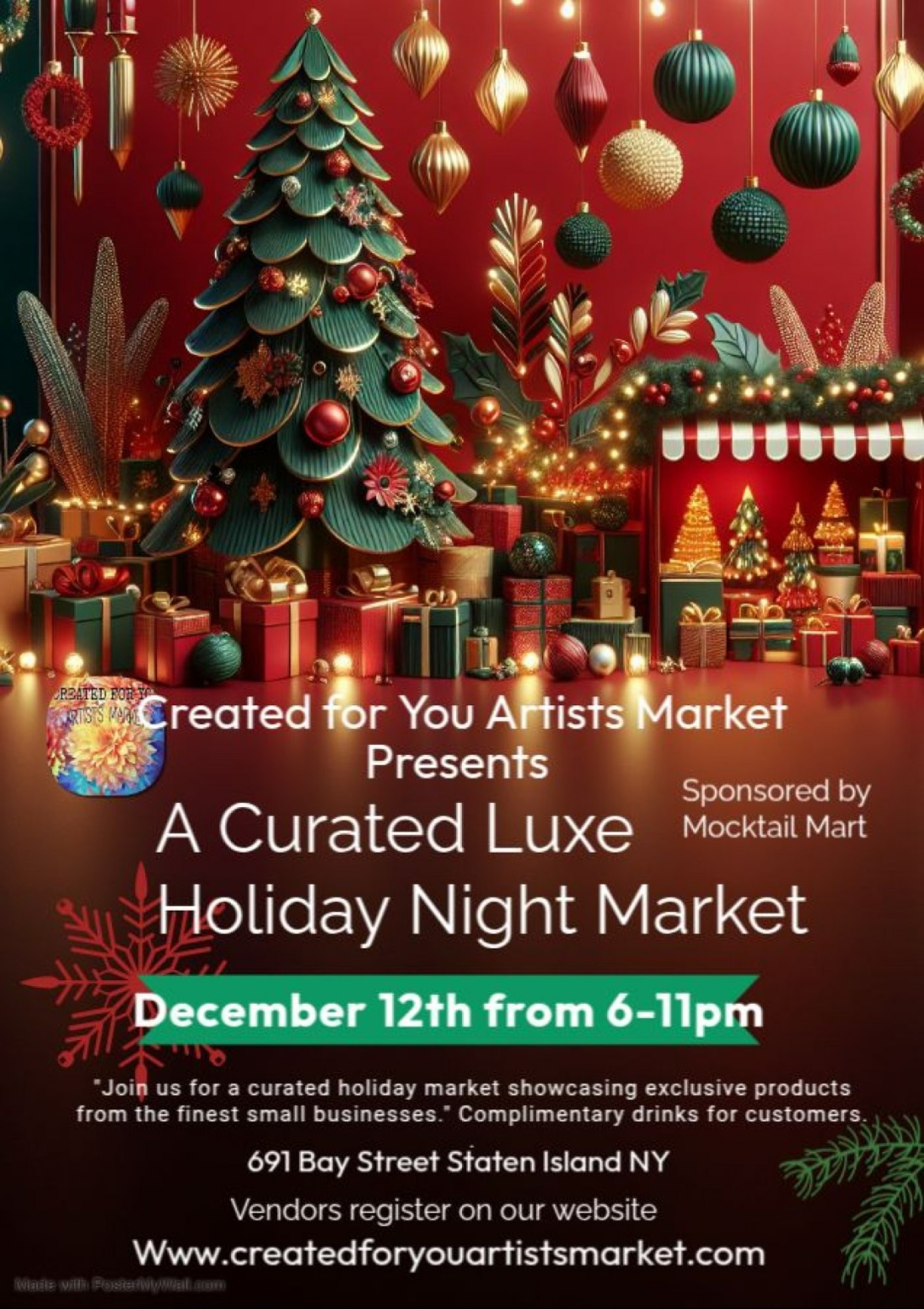 A Curated Luxe Holiday Night Market