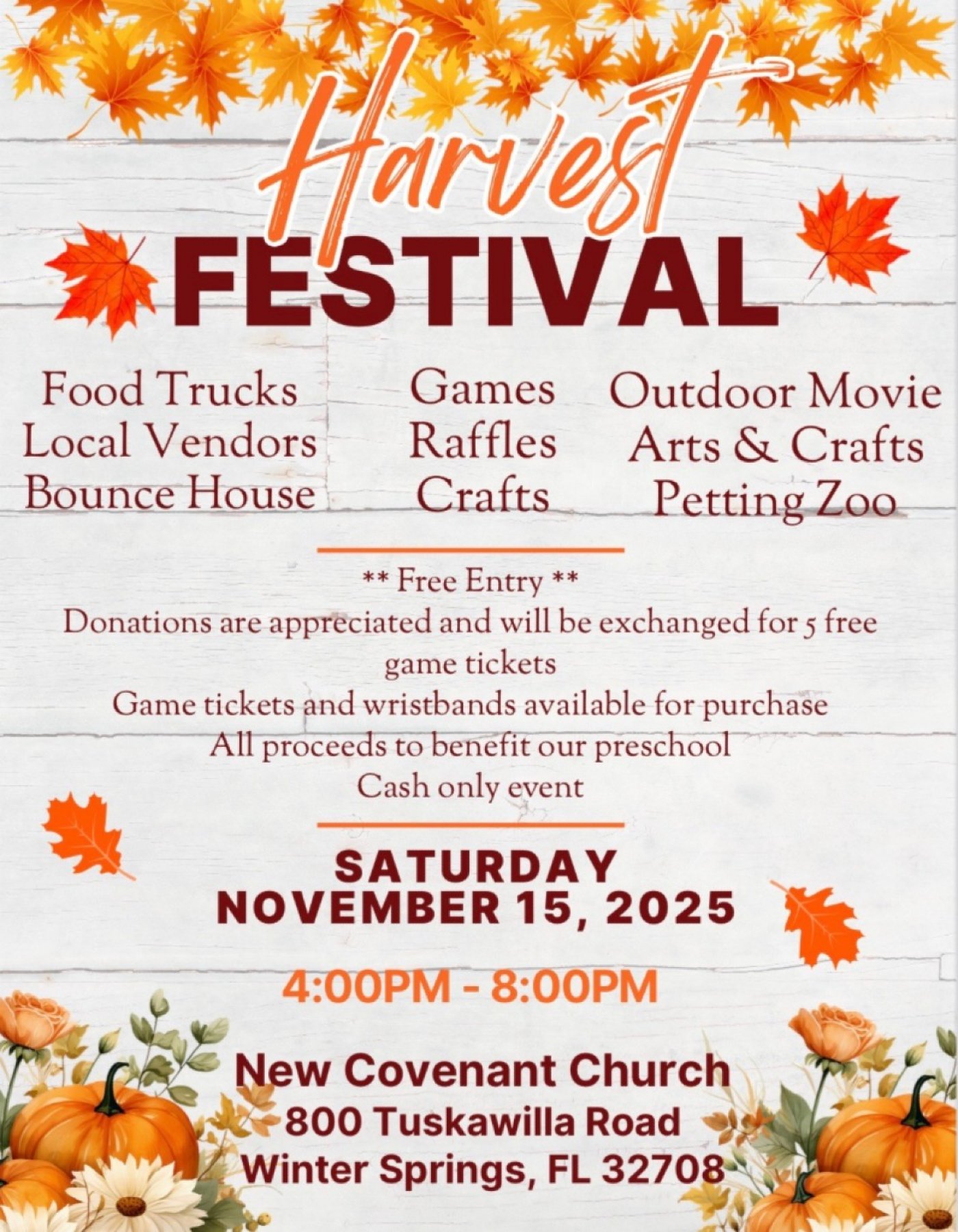 Harvest Festival Winter Springs