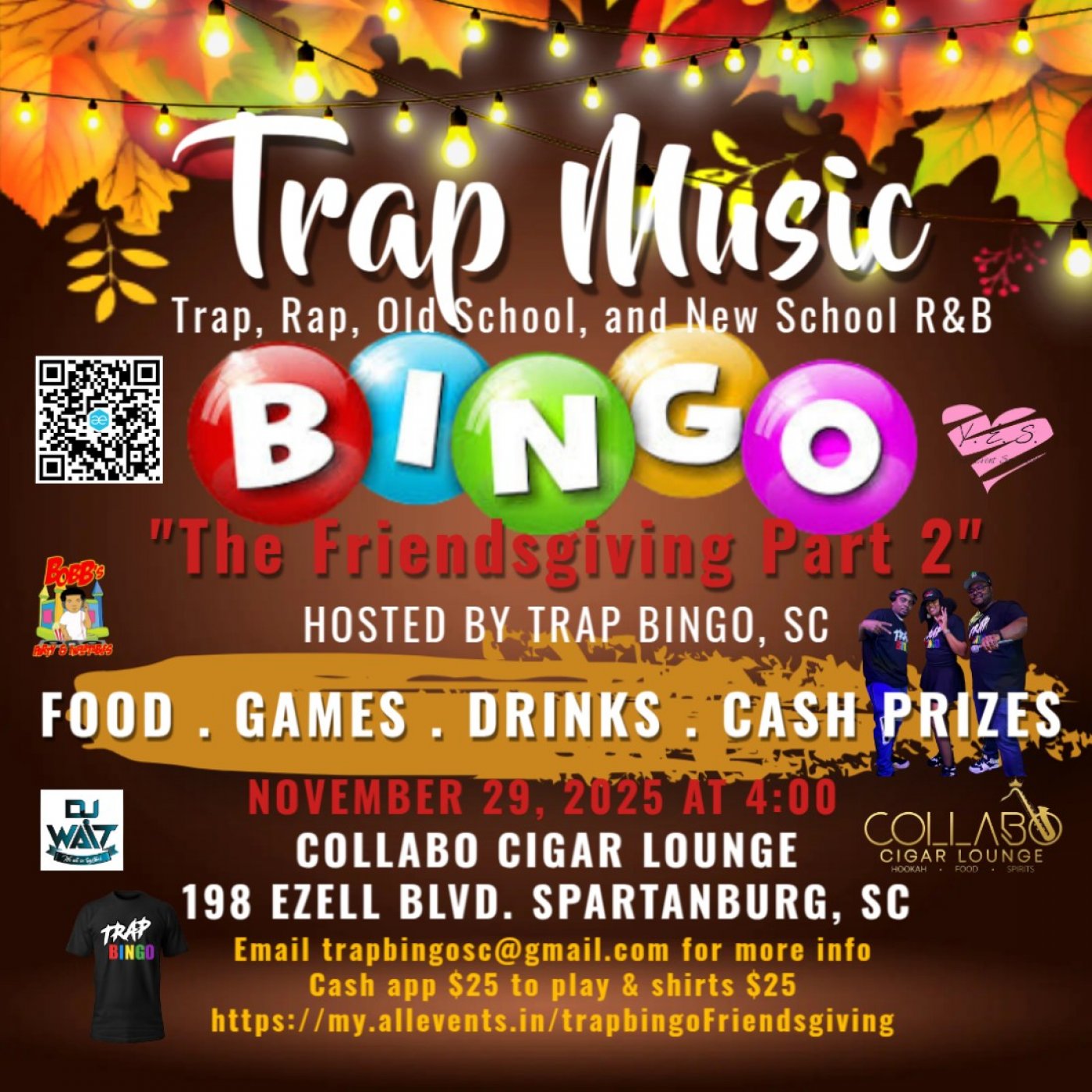 Trap Music Bingo (Friendsgiving Part 2)