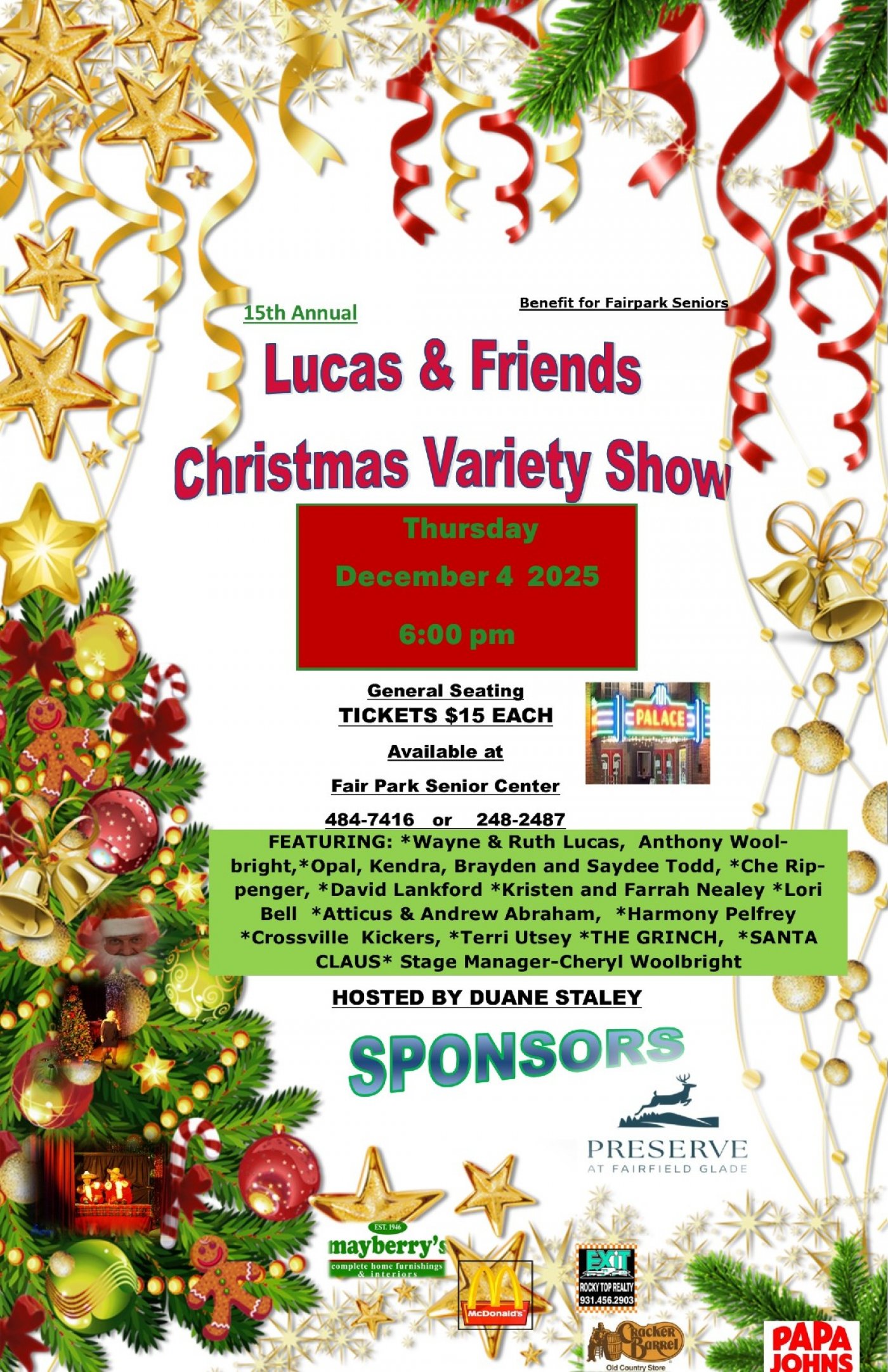 15th annual Lucas & Friends Variety Christmas Show