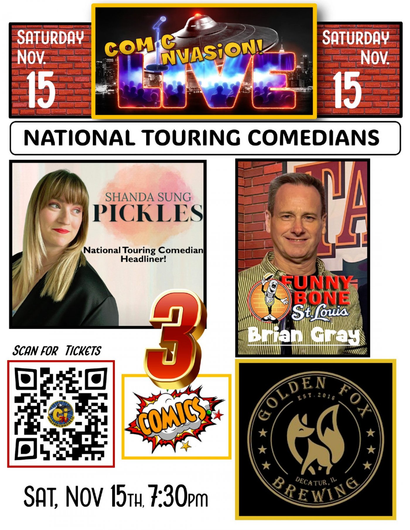 Comic Invasion returns to Golden Fox Brewing