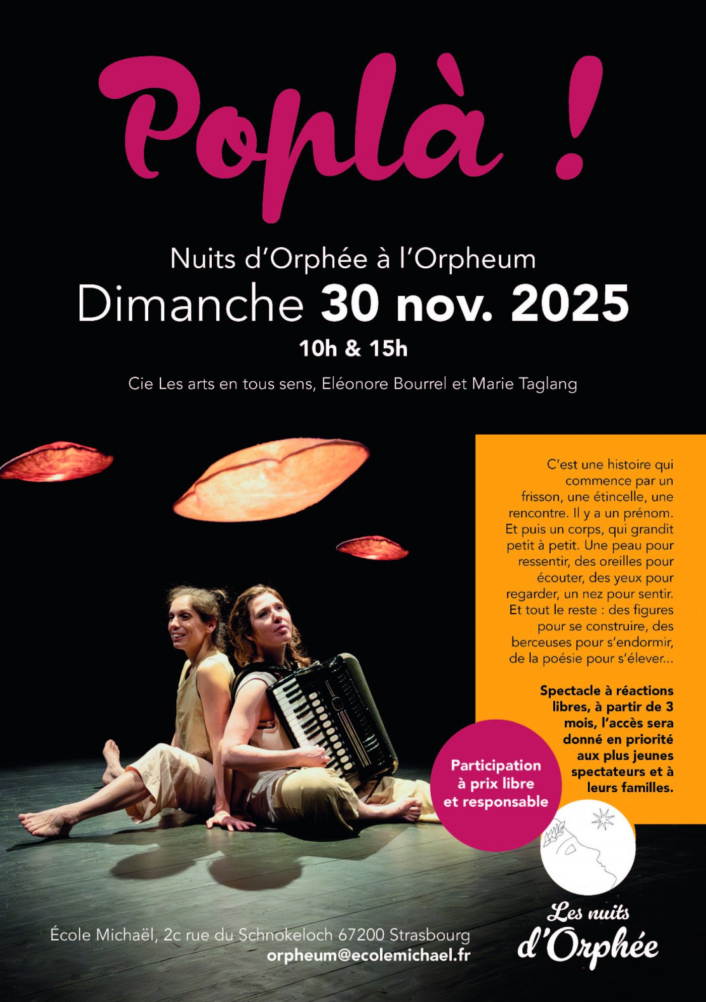 Popl\u00e0 ! de la compagnie les arts en tous sens