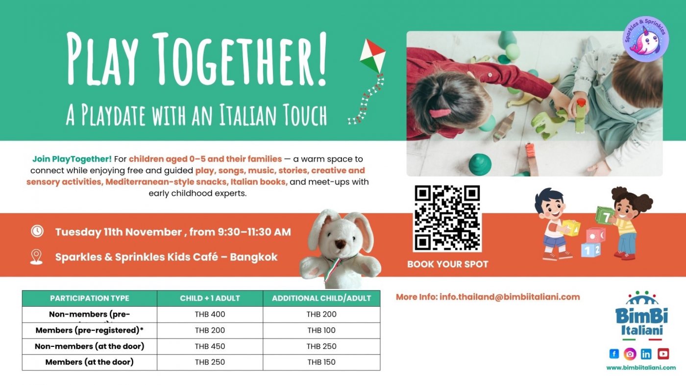 PlayTogheter: A playgroup with an Italian touch
