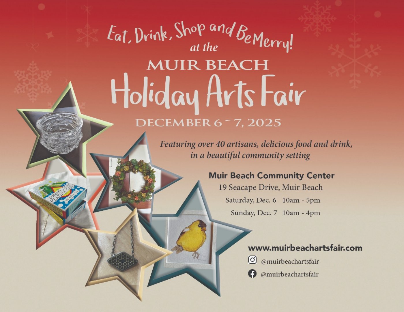 Muir Beach Holiday Arts Fair