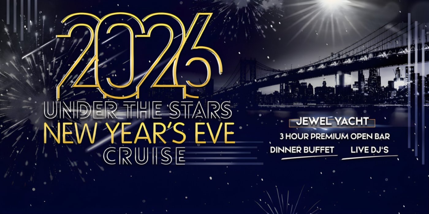 2026 "Under the Stars" NYE Fireworks Party Yacht Cruise