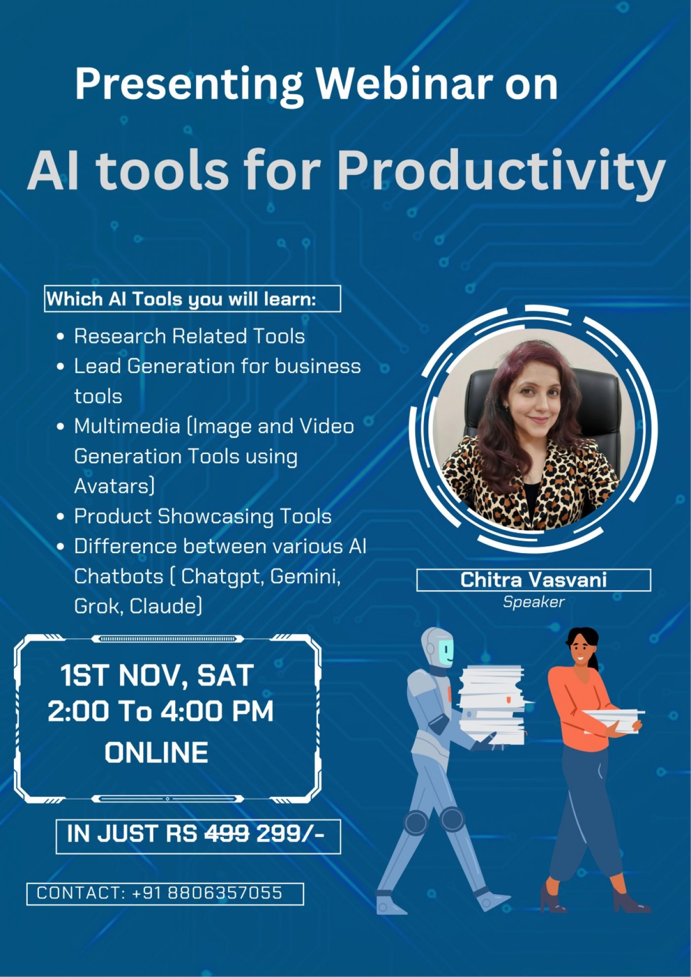 AI Tools for Productivity Webinar