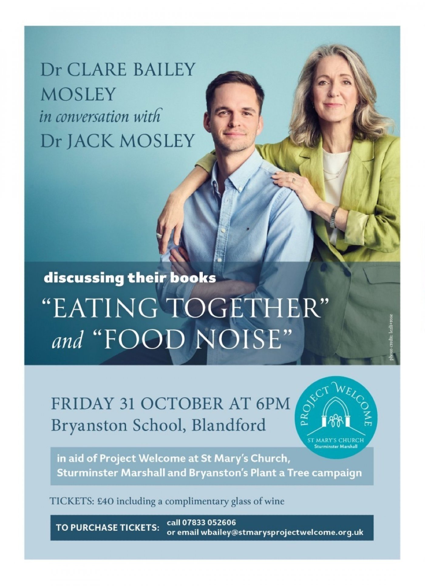 Dr Clare Bailey and Dr Jack Mosley in conversation