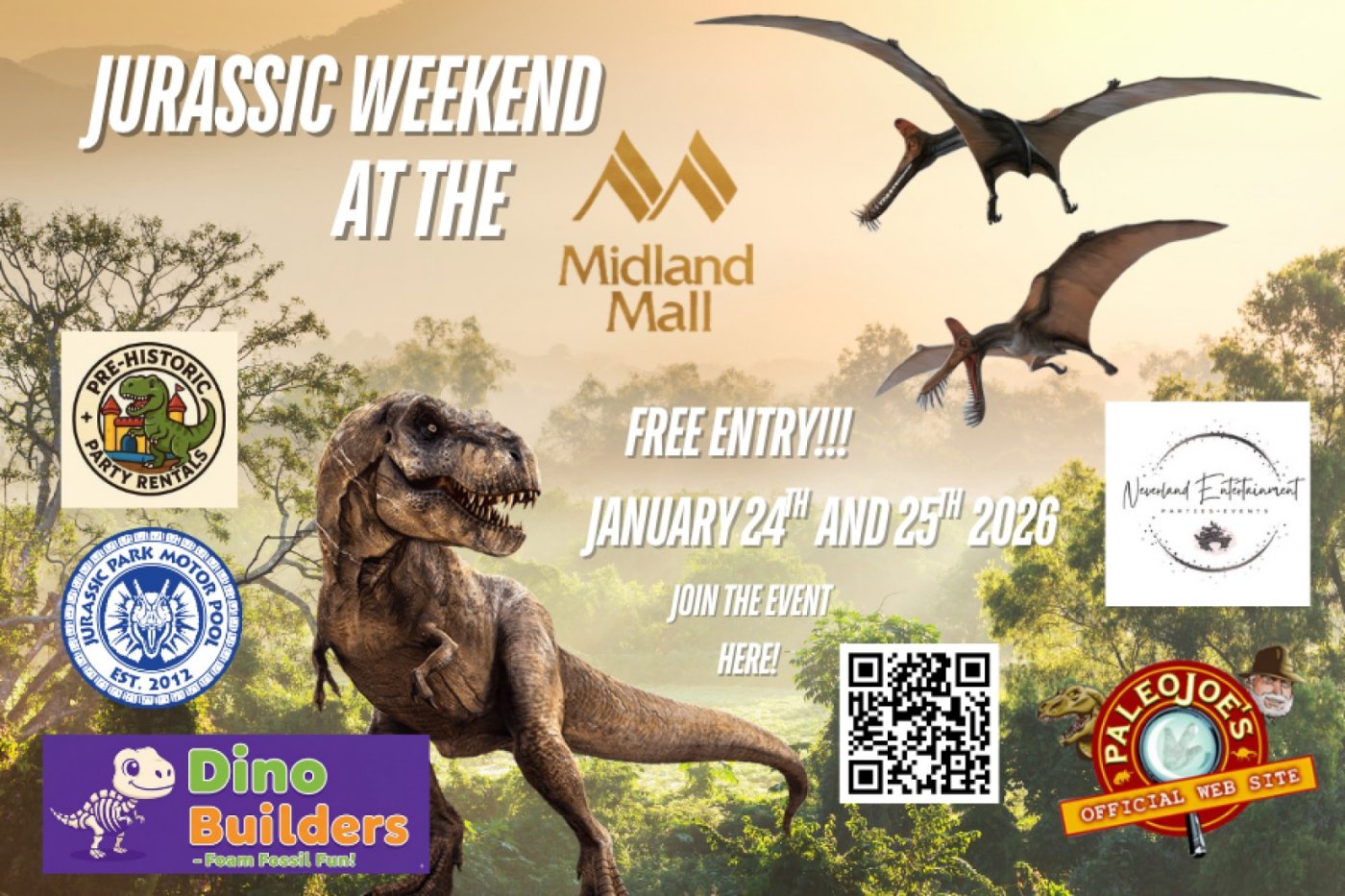 Jurassic Weekend at the Midland Mall