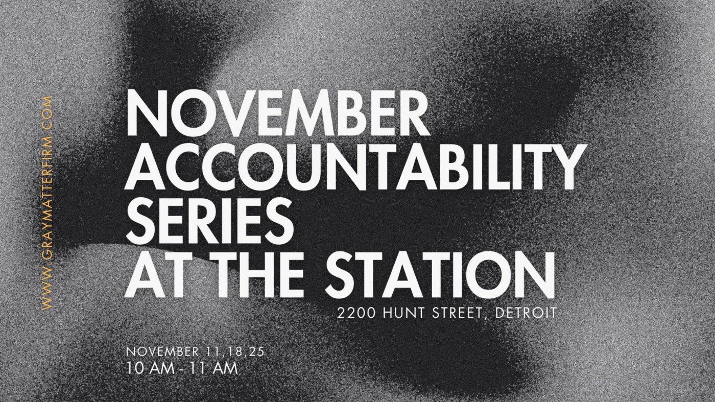 November Accountability Series at the Station