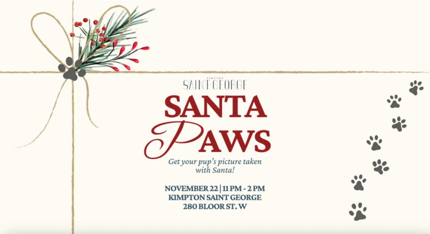 Santa Paws at the Kimpton Saint George hotel