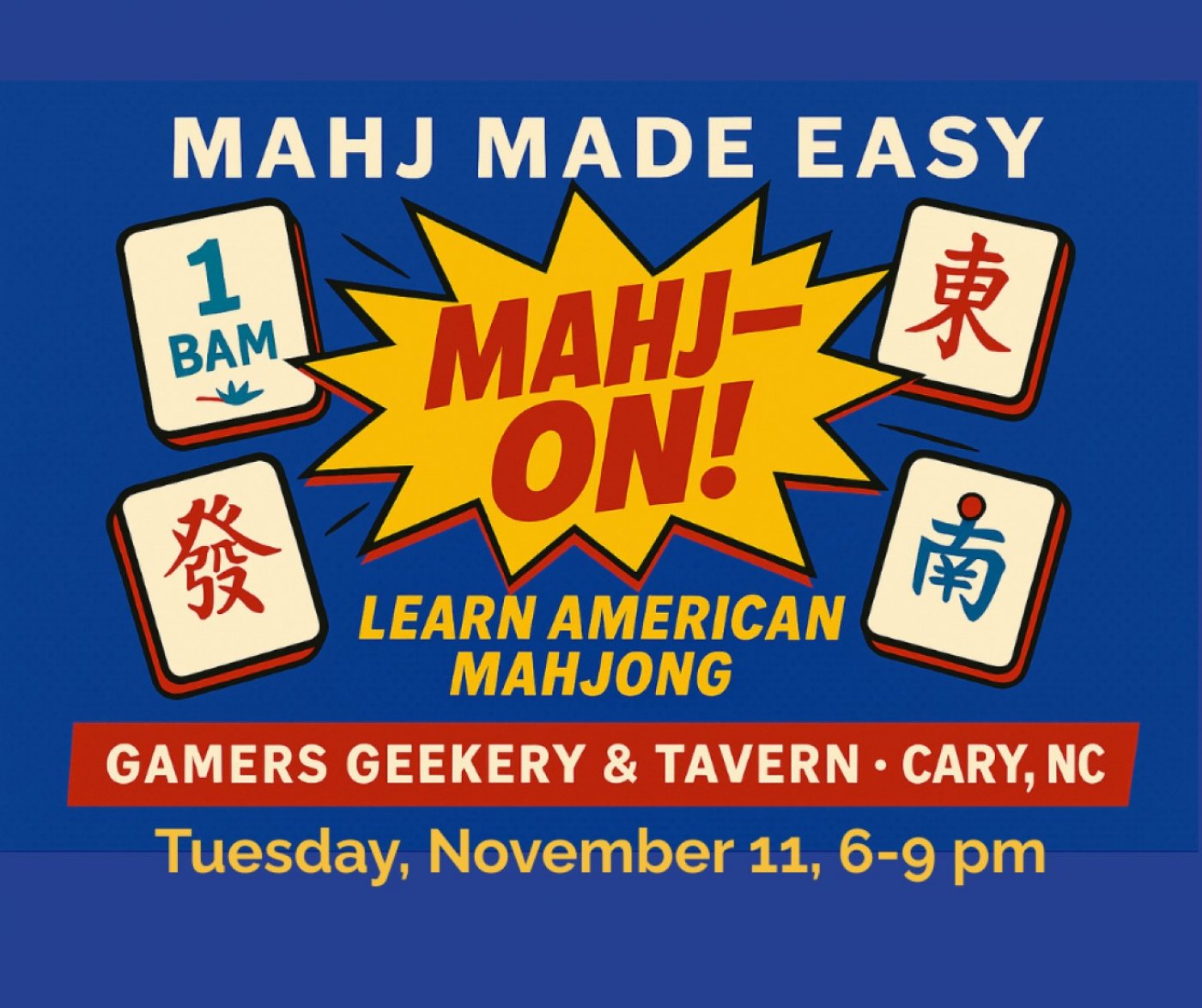 Mahj Made Easy: Beginning American Mahjong