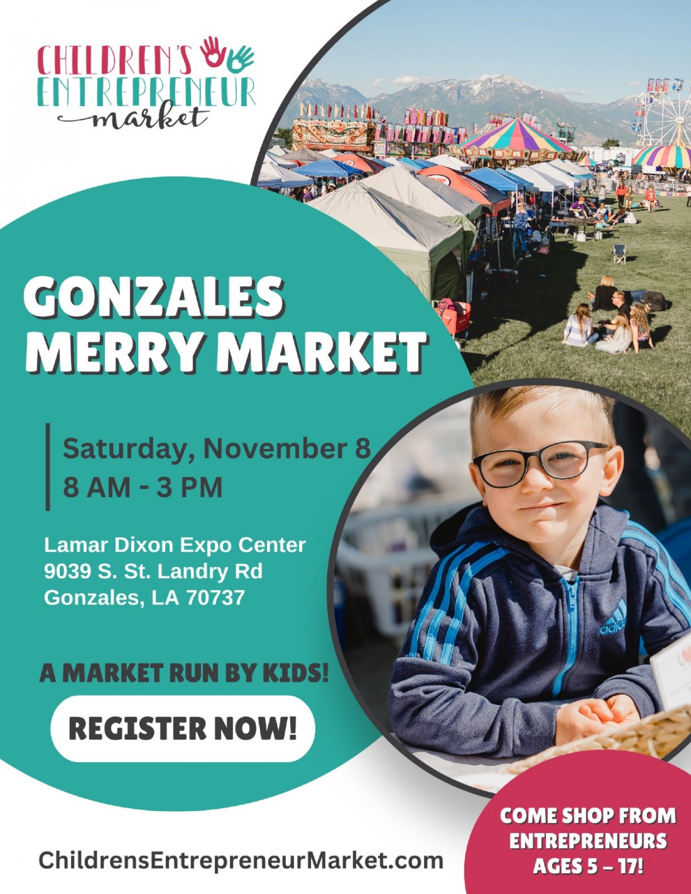 Children's Entrepreneur Markets Baton Rouge at Merry Market