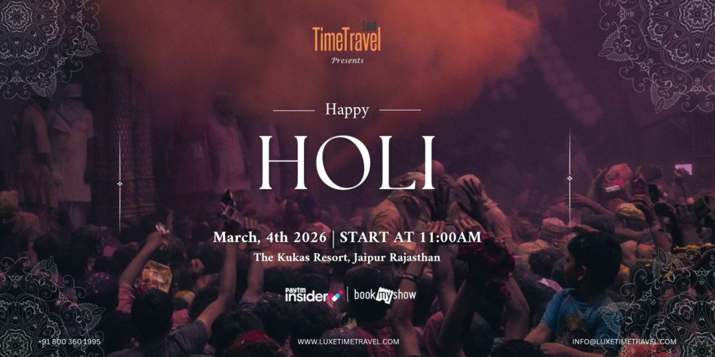Holi Festival Celebration in Jaipur with Locals